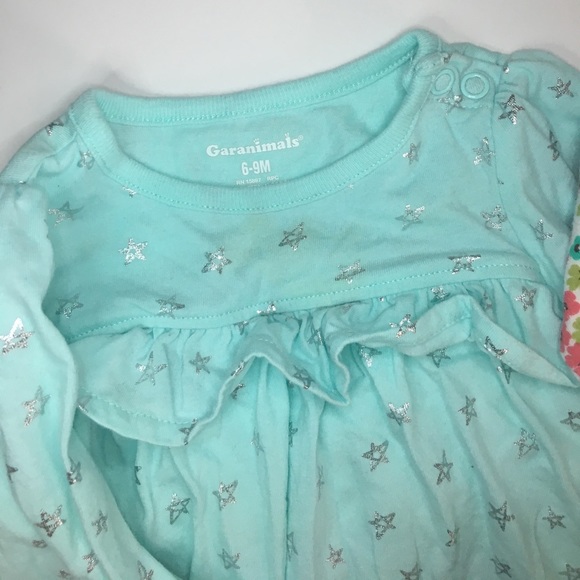 9 baby girl onesie shirt LOT - Picture 4 of 8
